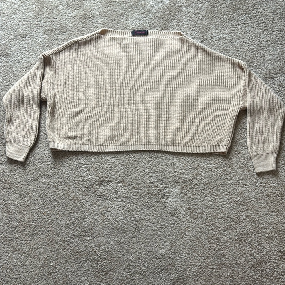 Off the shoulder sweater